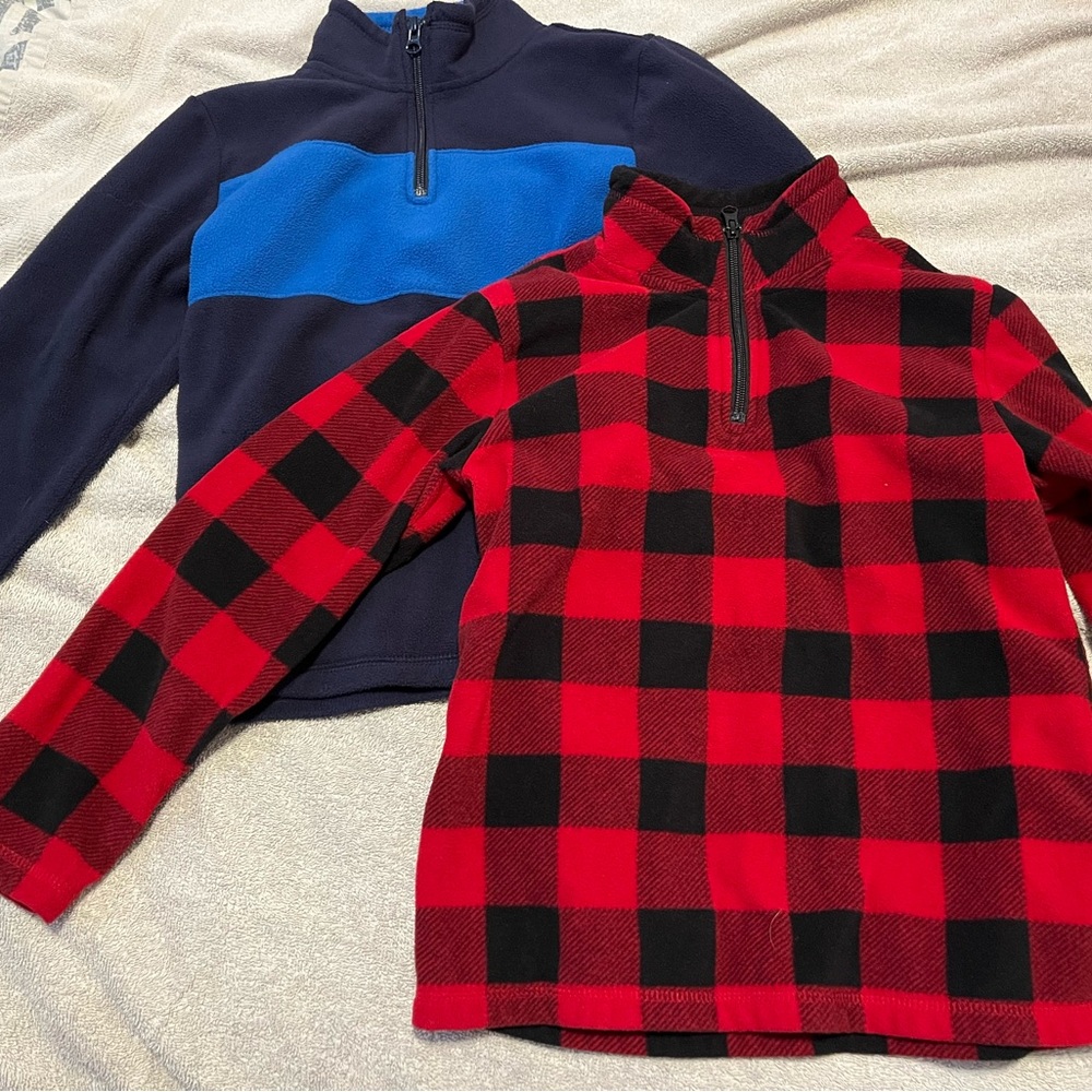 The Children's Place Quarter-Zip Fleece Tops size 7/8